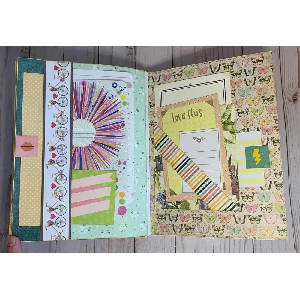 Jump‎ In! altered book junk journal travelers notebook 10x8